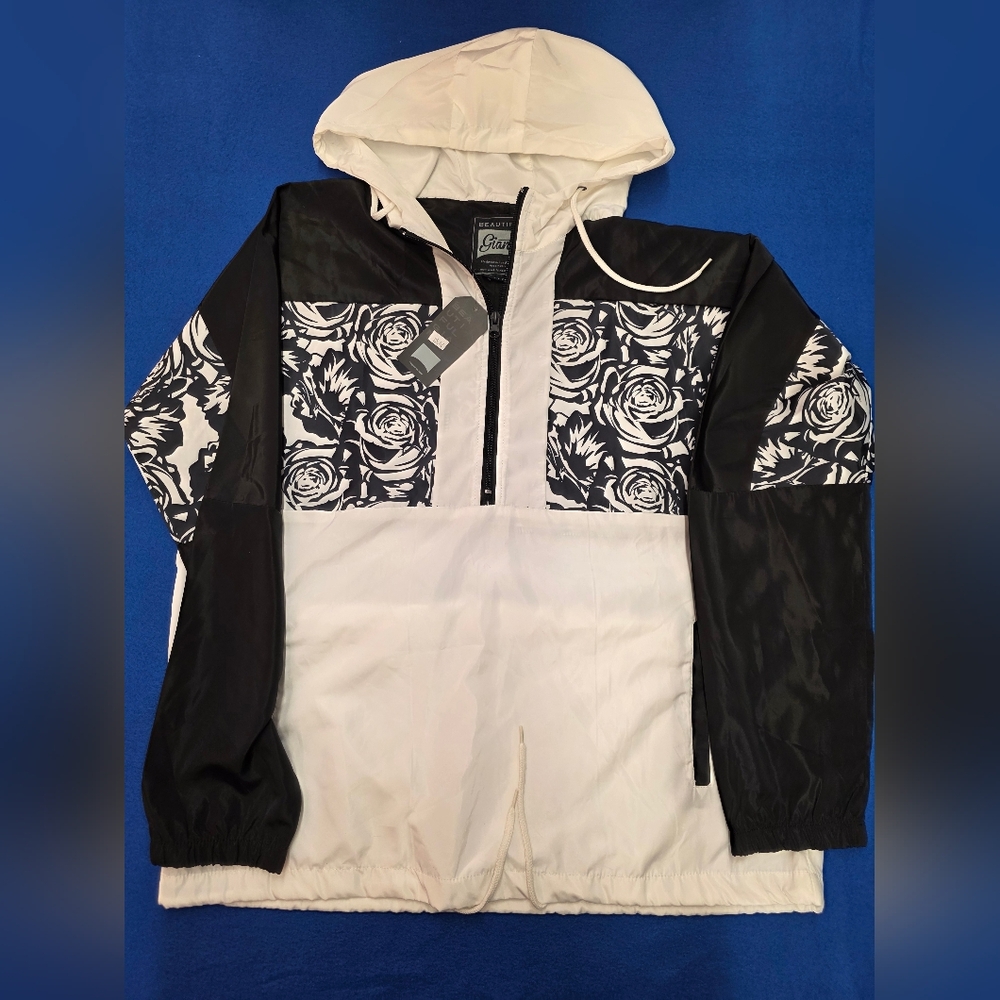 Women's Black and White Jacket NWT